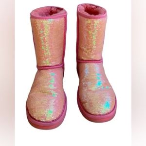 Uggs Pink Sequins Boot